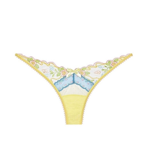 New! For love and lemons Sunny lace thong panties 24536 - Picture 4 of 11